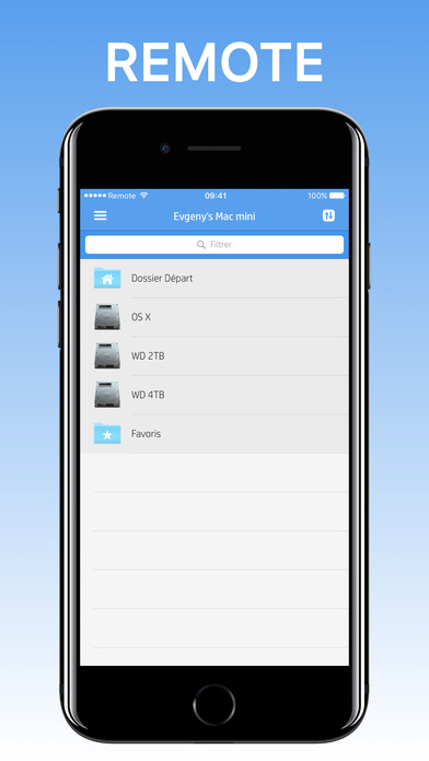 Screenshot Remote Drive Pro for Mac