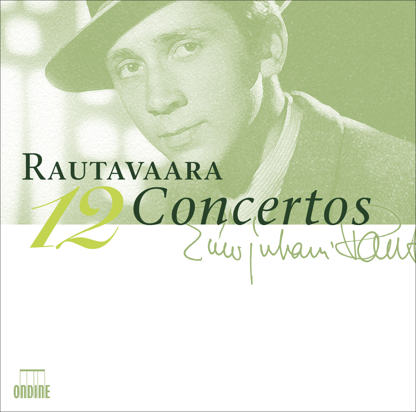 Box set cover of the 12 Concertos by Einojuhani Rautavaara on Ondine
