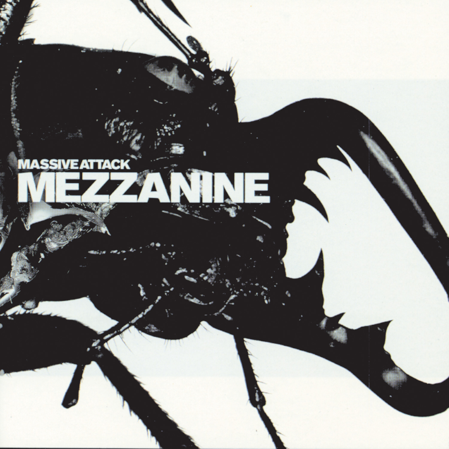 album cover for Mezzanine by Massive Attack.