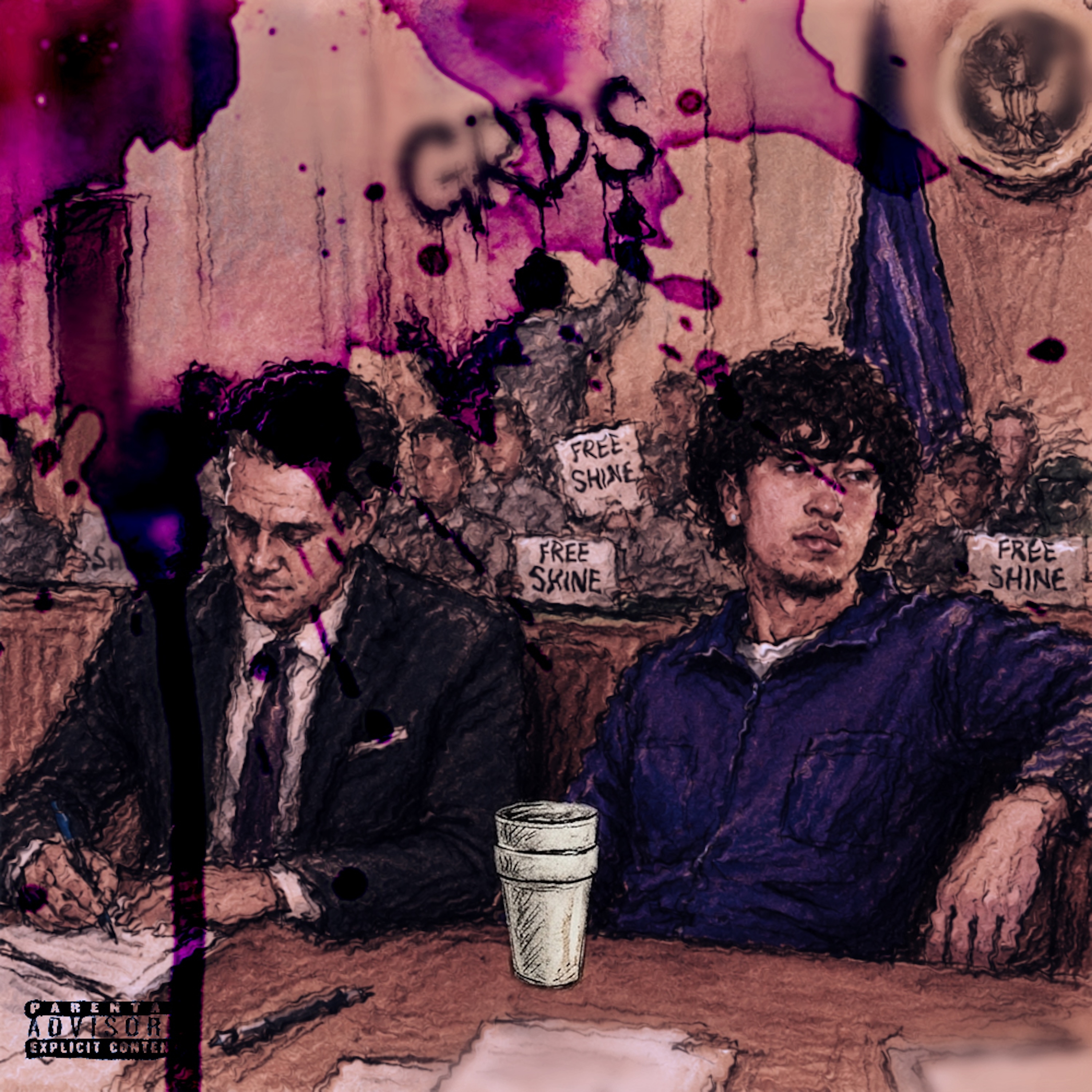 Lil Shine Get Rich or Die Sippin' cover artwork