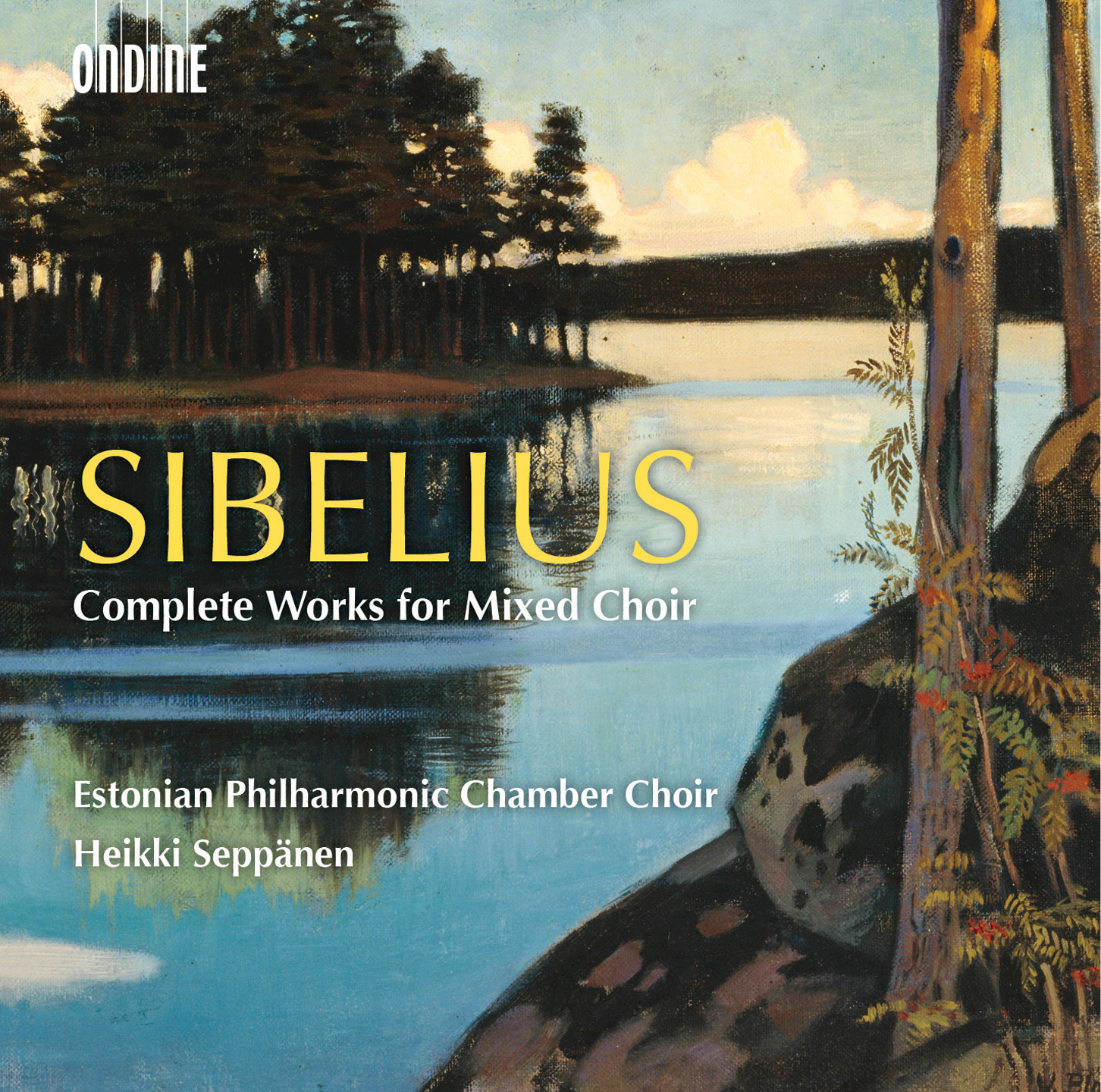 CD cover of Choral Music by Jean Sibelius from Heikki Seppanen and the Estonian Philharmonic Chamber Choir on Ondine.