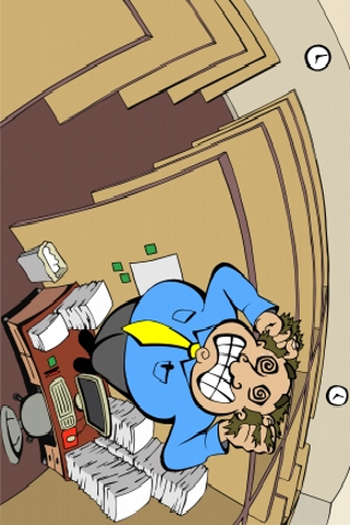 Stressed Out Guy Slide Puzzle image #1