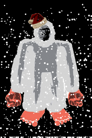 Christmas Yeti Snow Globe image #1