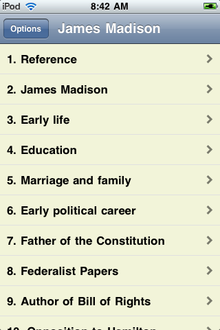 James Madison - Just the Facts image #1