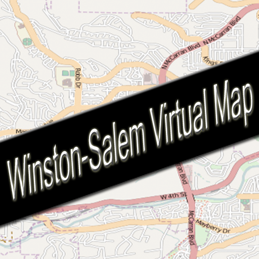 Winston-Salem, North Carolina Virtual Map