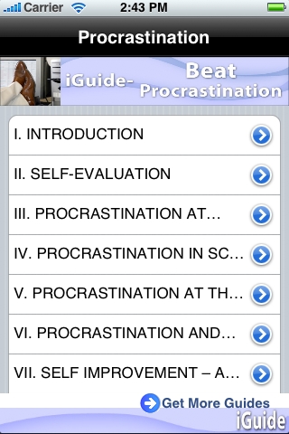 iGuides - Beat Procrastination image #1