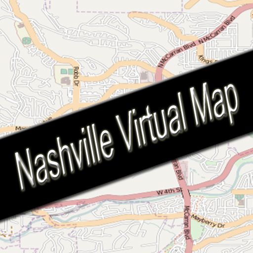 Nashville, Tennessee Virtual Map