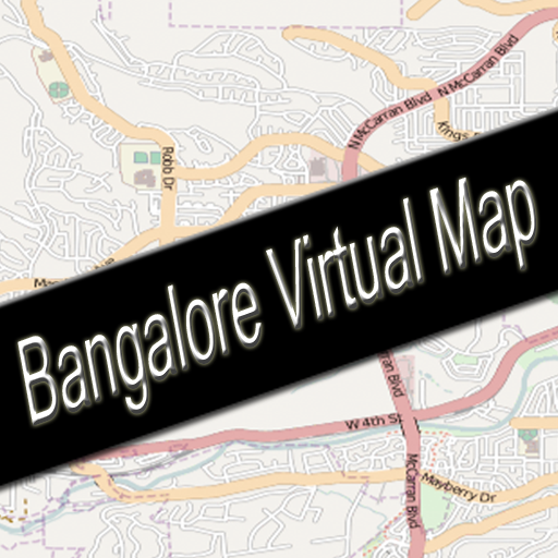 Bangalore, India Virtual Map
