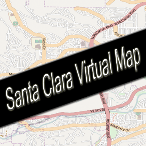 Santa Clara, California Virtual Map