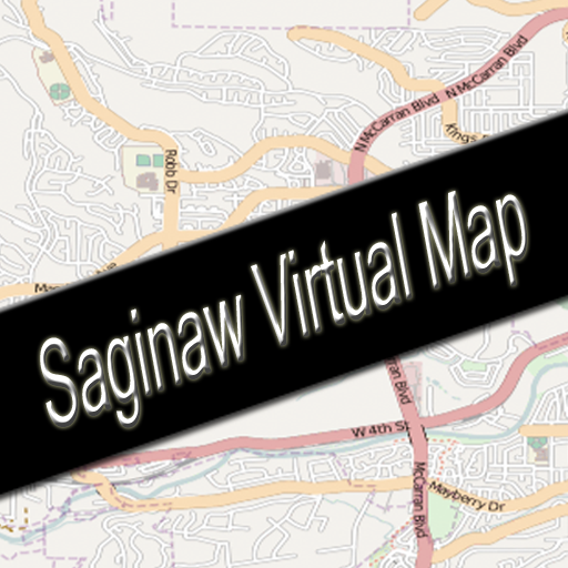 Saginaw, Michigan Virtual Map