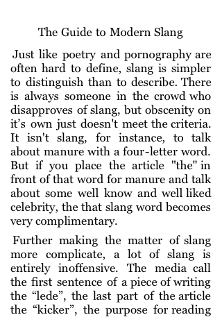 The Guide to Modern Slang image #1