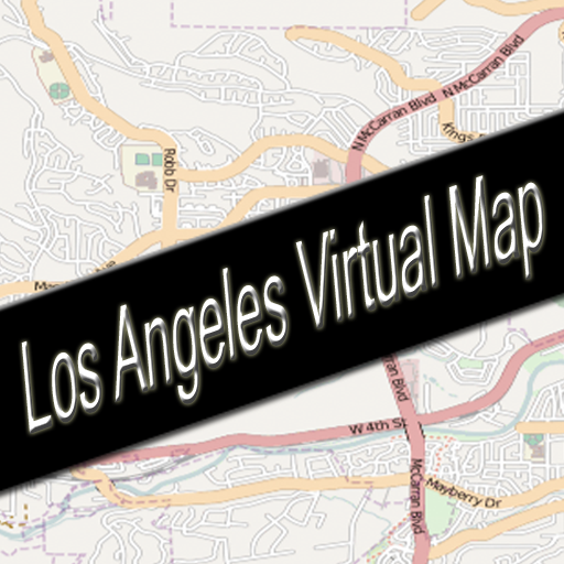 Los Angeles, California Virtual Map