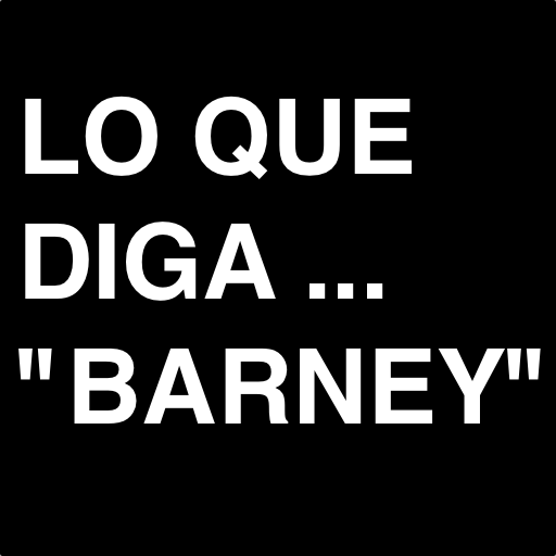 Lo que diga Barney