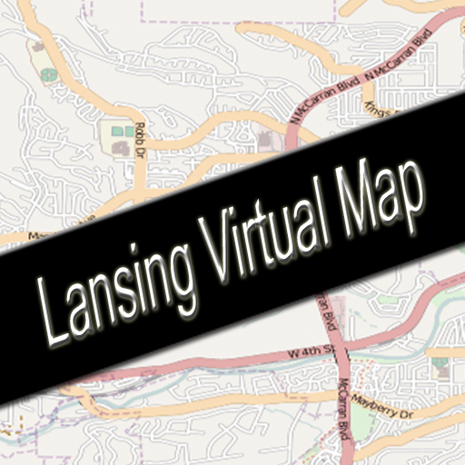 Lansing, Michigan Virtual Map