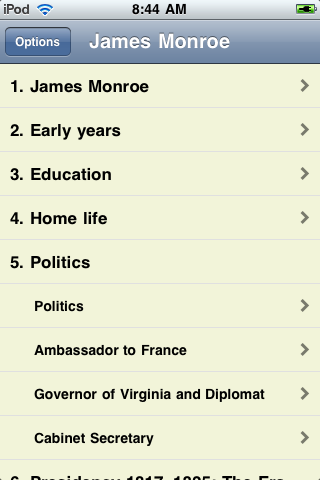 James Monroe - Just the Facts image #1