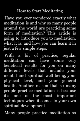 How to Start Meditating image #1