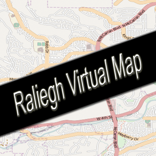 Raliegh, North Carolina Virtual Map