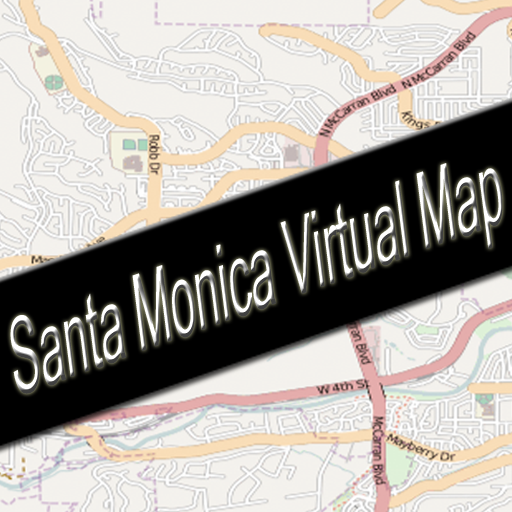 Santa Monica, California Virtual Map