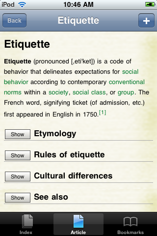 Etiquette Study Guide image #1