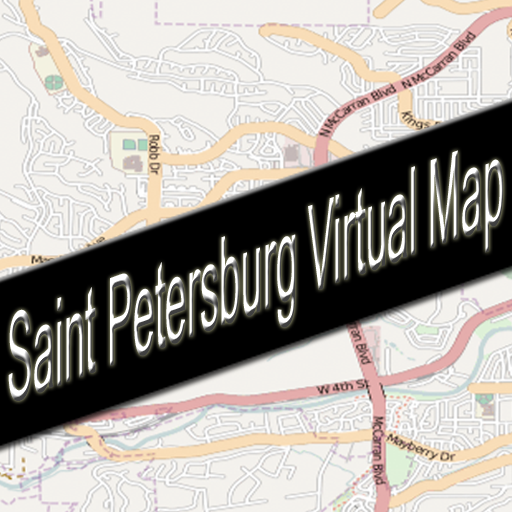 Saint Petersburg, Russia Virtual Map