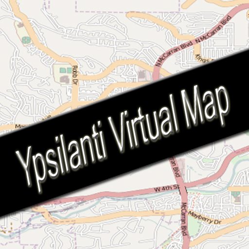 Ypsilanti, Michigan Virtual Map