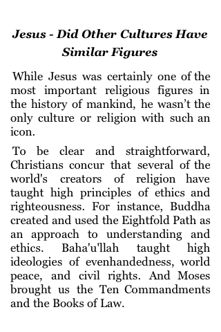 Jesus – Did Other Cultures Have Similar Figures image #1