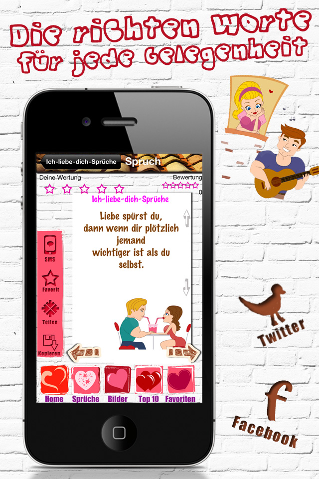 Get Sprueche wenn home verliebt ist For iPhone