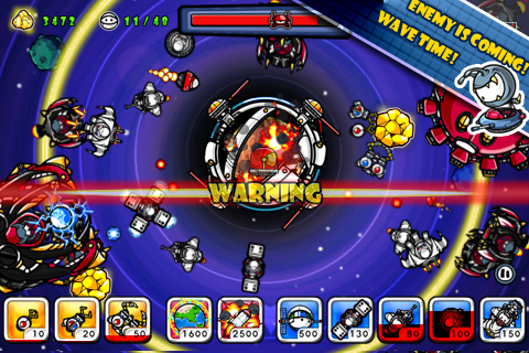Cartoon Defense : Space Wars screenshot 4