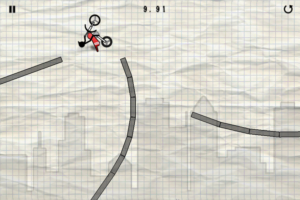Stick Stunt Biker Lite screenshot 2