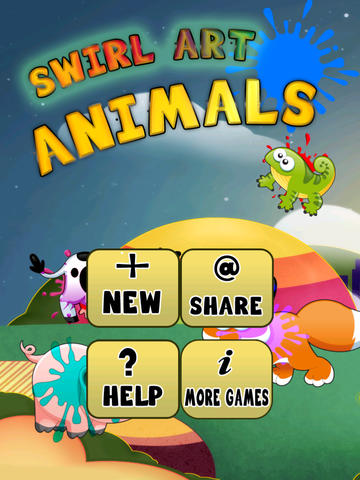 Amazing Swirl Art Animals FREE - Crazy Safari Creative Color Make screenshot 4