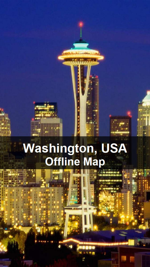 Offline Washington, USA Map - World Offline Maps screenshot 1