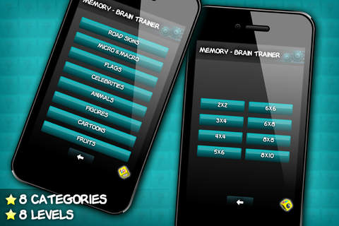 Memory Brain Trainer – Matchup cards game - náhled