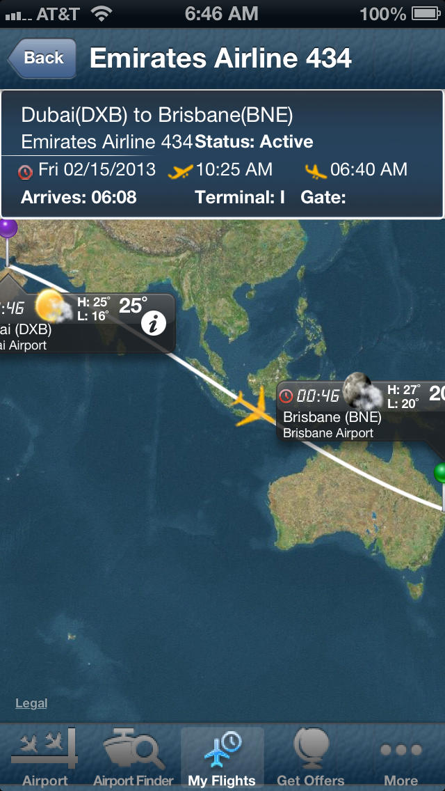 Brisbane Air Travel + Flight Tracker Airport Information screenshot 1