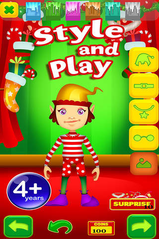 Santas Christmas Elf Game - Free App - náhled