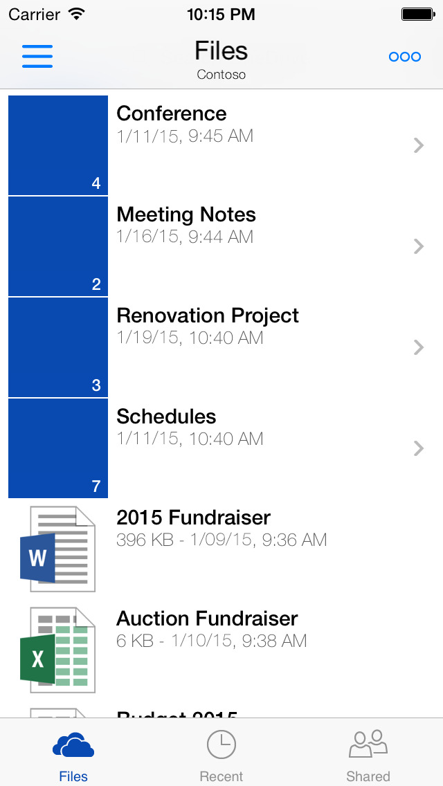 Microsoft OneDrive screenshot 1