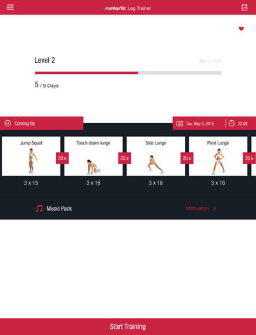 Runtastic Leg Trainer Workouts screenshot 9