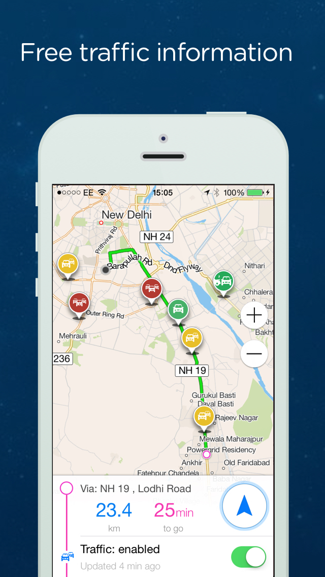 Download Navmii GPS India: Navigation, Maps (Formerly Navfree GPS) App ...