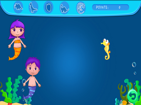 Anna's mermaid bubble pop adventure - free kids learning games screenshot 7