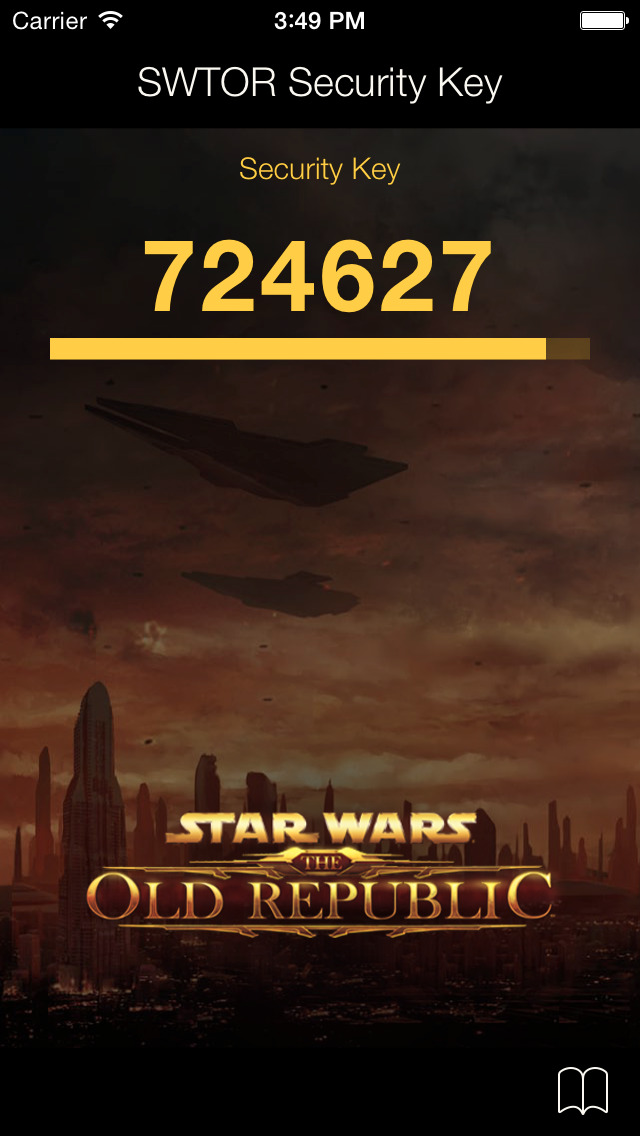 Star Wars: The Old Republic Security Key screenshot 2