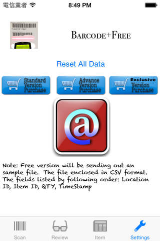 Barcode+Free - náhled