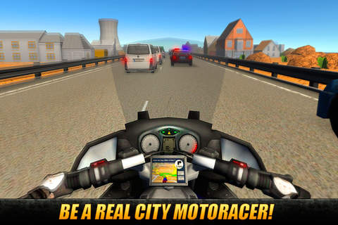 Moto Traffic Rider 3D: Speed City Racing - náhled
