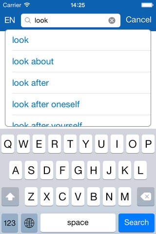 German <> English Dictionary + Vocabulary trainer - náhled