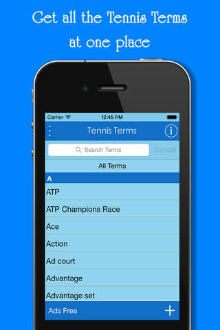 Tennis Terms - náhled