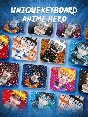 KeyCCM – Manga & Anime Heroes : Custom Color & Flat Wallpaper Keyboard Themes in The Superhero Cartoon Design Collection screenshot 4