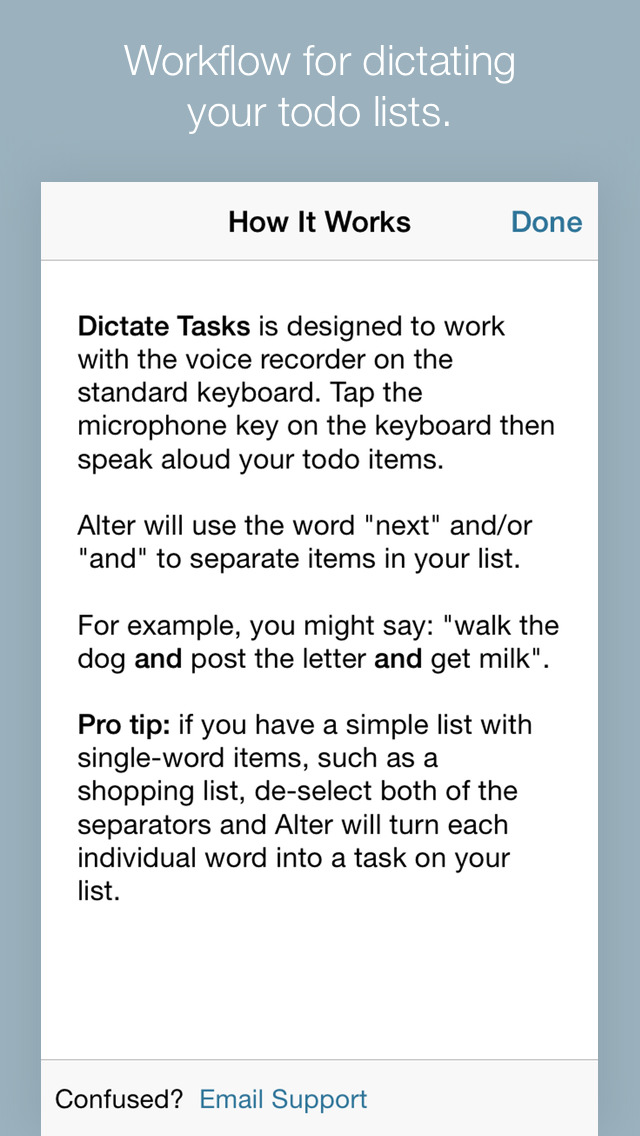 Todo Lists with Alter screenshot 5