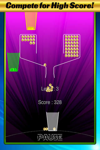 Gold Coin Cup Dropper Puzzle Challenged Free Games - náhled