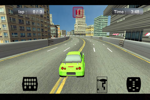 3D City Street Pro Drag-Racing Speed Track Game fo - náhled