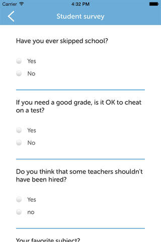 Survey On App - náhled