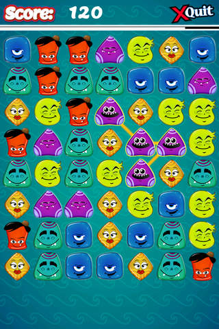 Jelly Creatures Match 3 Mania - Brilliant Multipla - náhled