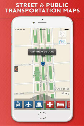 Buenos Aires Travel Guide with Metro Map and Route - náhled